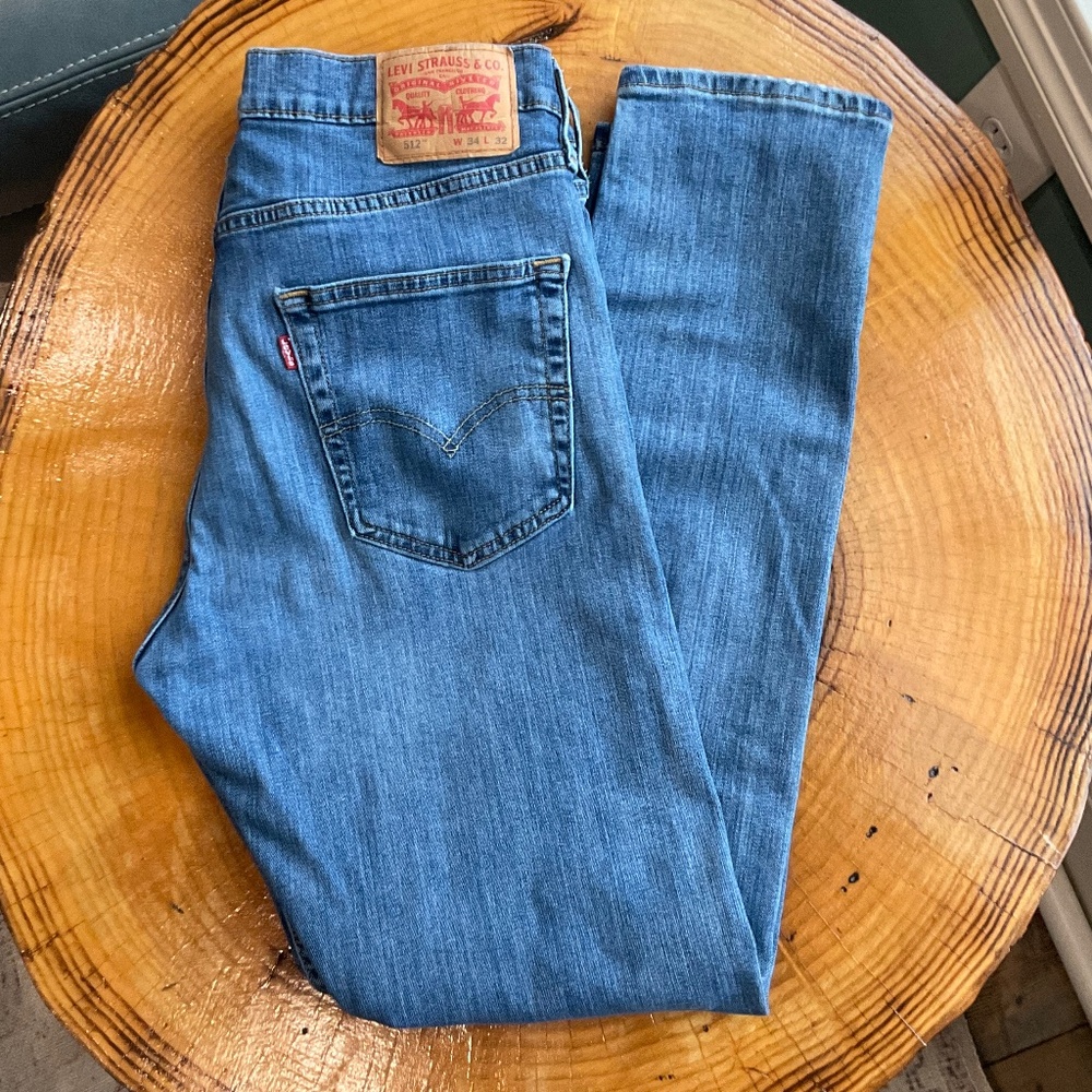 Levis Jeans 512 Slim Stretch Taper Men’s Size 34x32
